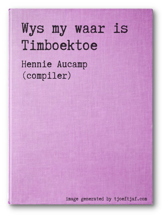 Wys my waar is Timboektoe