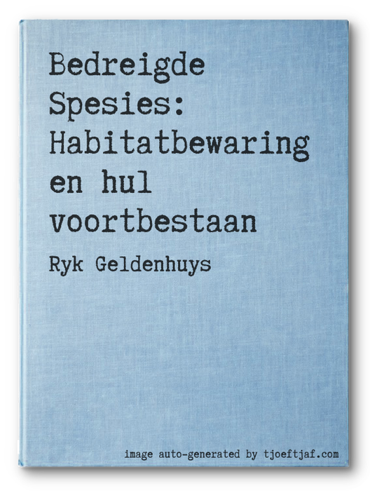 Bedreigde Spesies: Habitatbewaring en hul voortbestaan