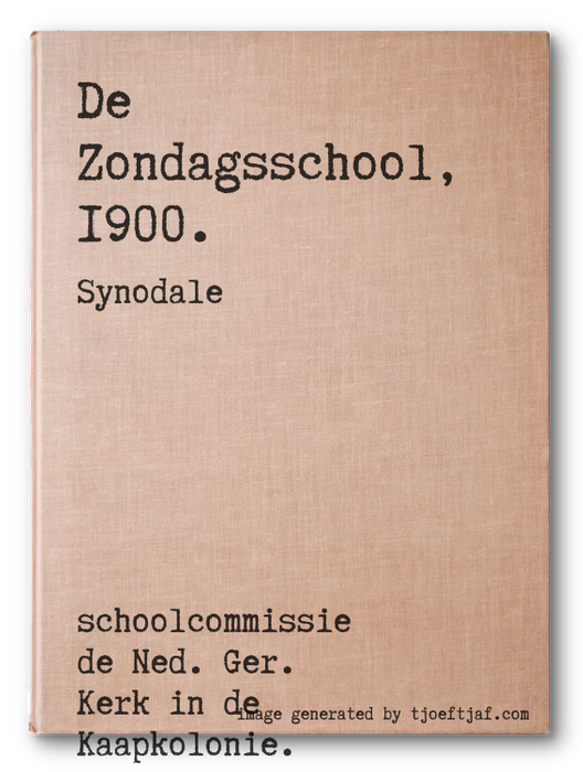 De Zondagsschool, 1900.