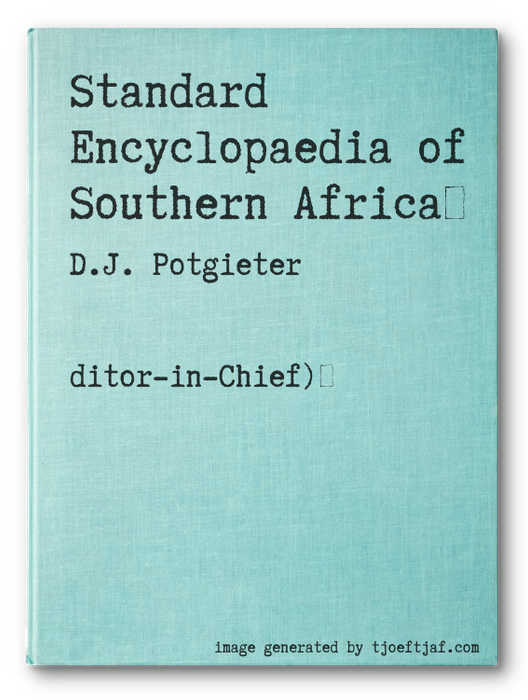 Standard Encyclopaedia of Southern Africa