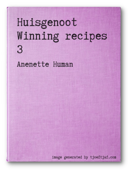Huisgenoot Winning recipes 3