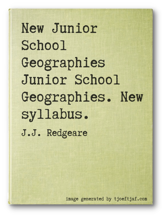 New Junior School Geographies Junior School Geographies. New syllabus.