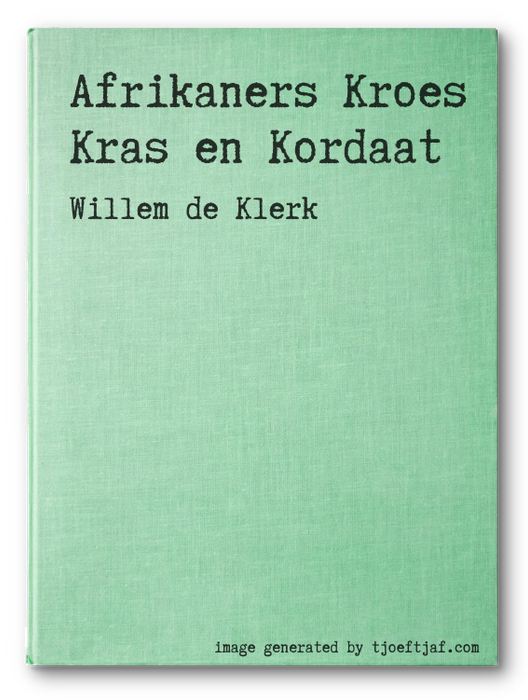 Afrikaners Kroes Kras en Kordaat