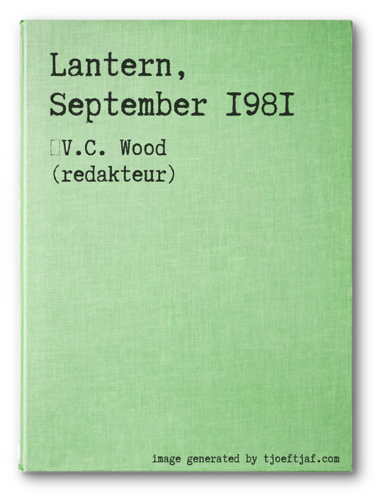 Lantern, September 1981