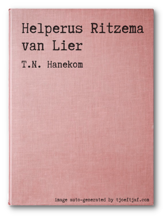 Helperus Ritzema van Lier