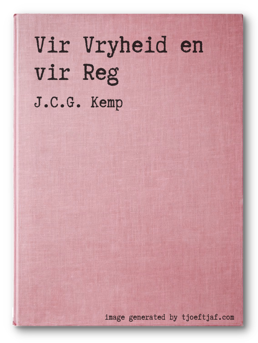 Vir Vryheid en vir Reg