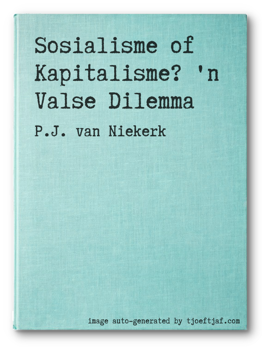 Sosialisme of Kapitalisme? 'n Valse Dilemma
