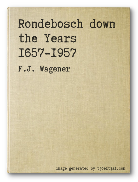 Rondebosch down the Years 1657-1957