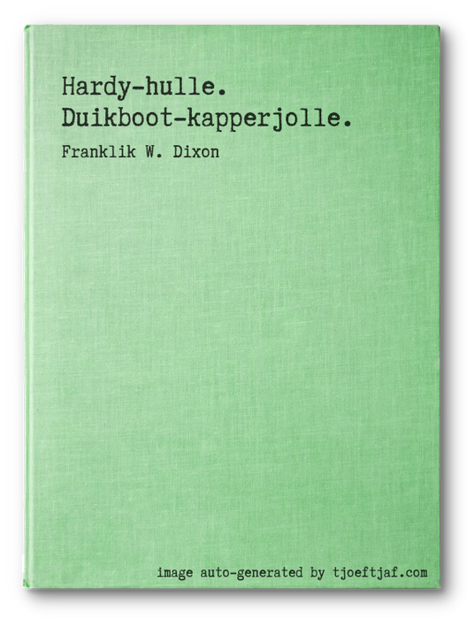Hardy-hulle. Duikboot-kapperjolle.