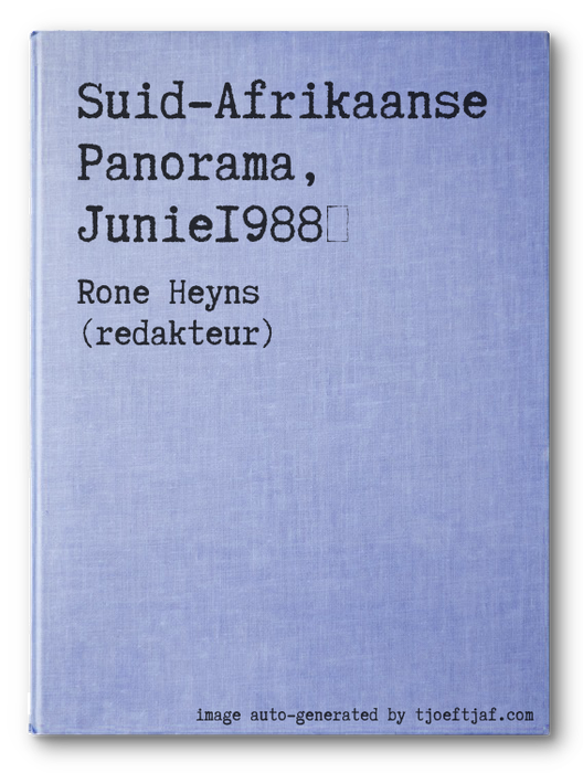 Suid-Afrikaanse Panorama, Junie1988