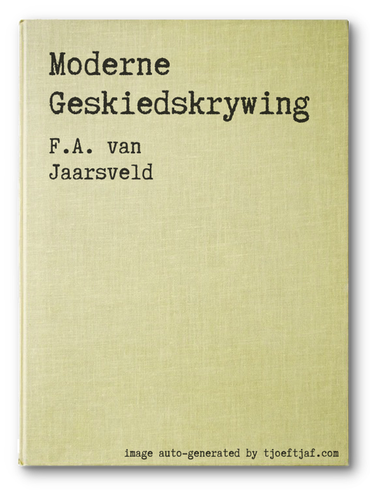 Moderne Geskiedskrywing