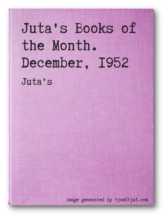 Juta's Books of the Month. December, 1952