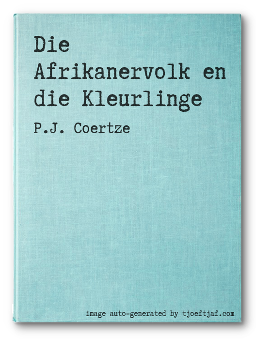Die Afrikanervolk en die Kleurlinge
