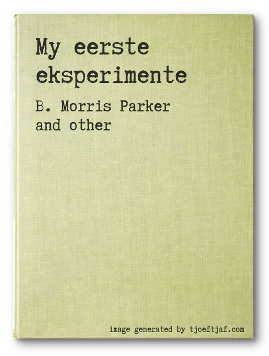 My eerste eksperimente