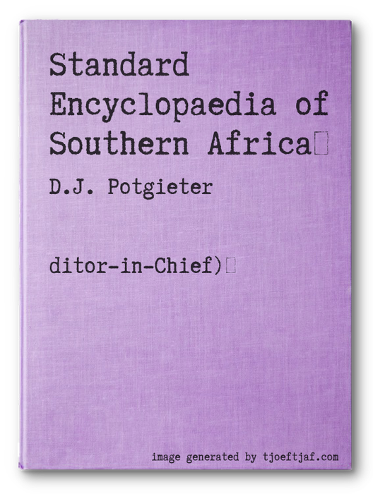Standard Encyclopaedia of Southern Africa