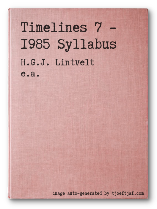Timelines 7 - 1985 Syllabus