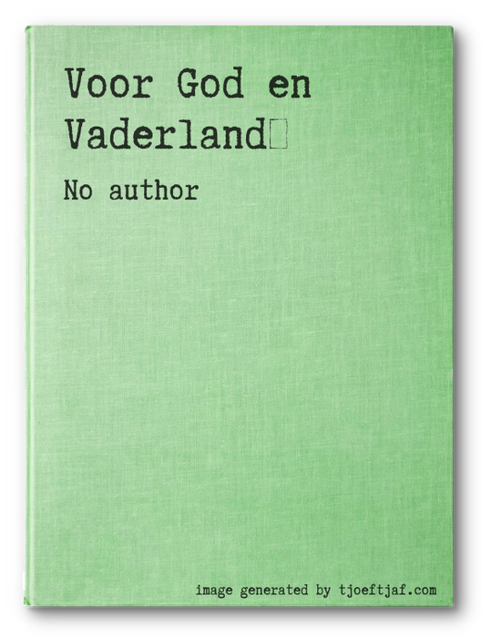 Voor God en Vaderland