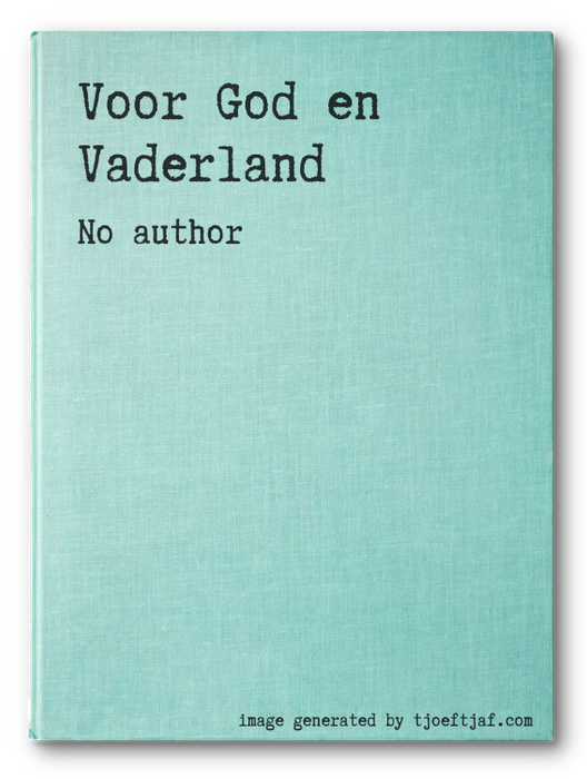 Voor God en Vaderland