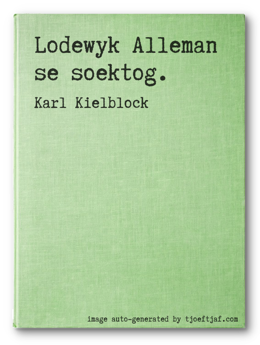 Lodewyk Alleman se soektog.