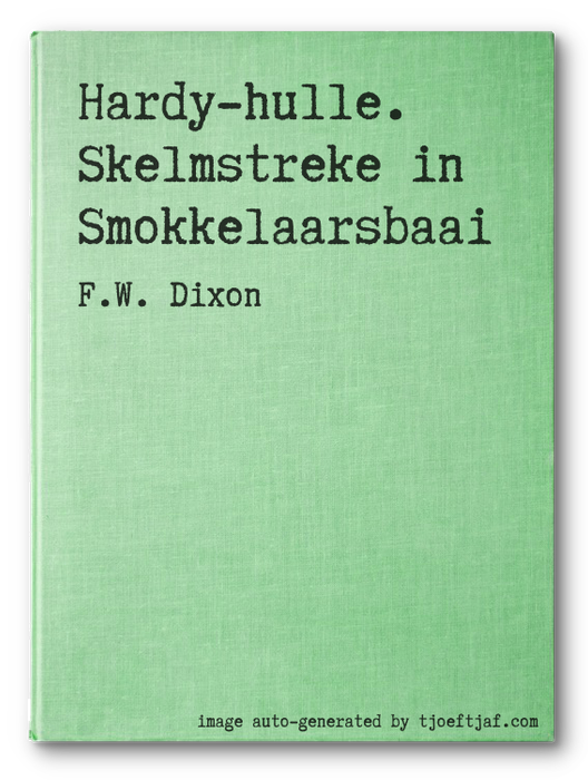 Hardy-hulle. Skelmstreke in Smokkelaarsbaai