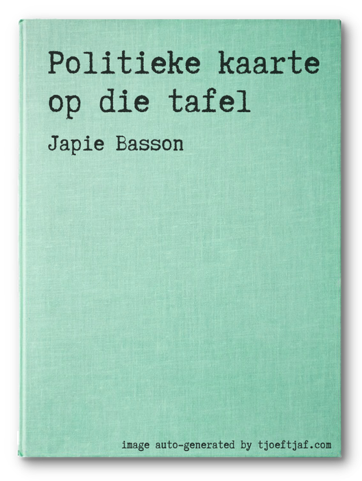 Politieke kaarte op die tafel
