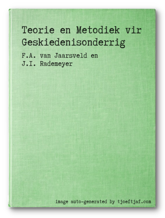 Teorie en Metodiek vir Geskiedenisonderrig