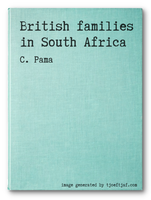 British families in South Africa