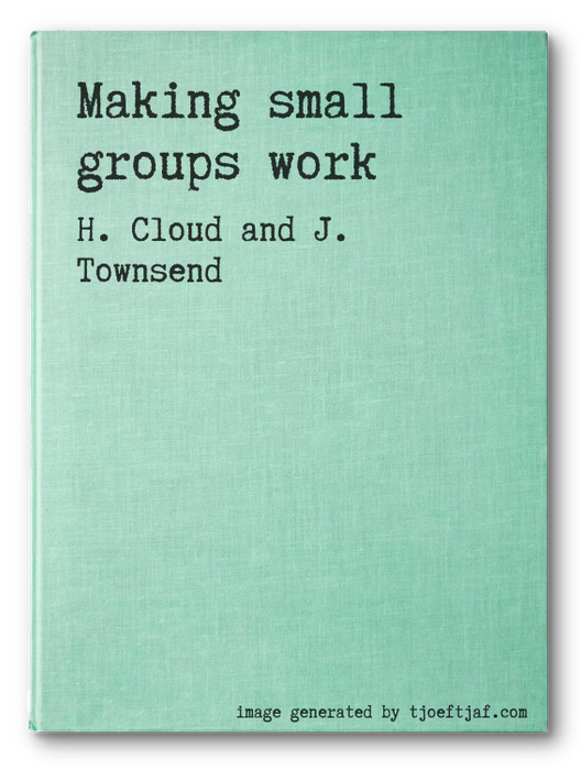 Making small groups work