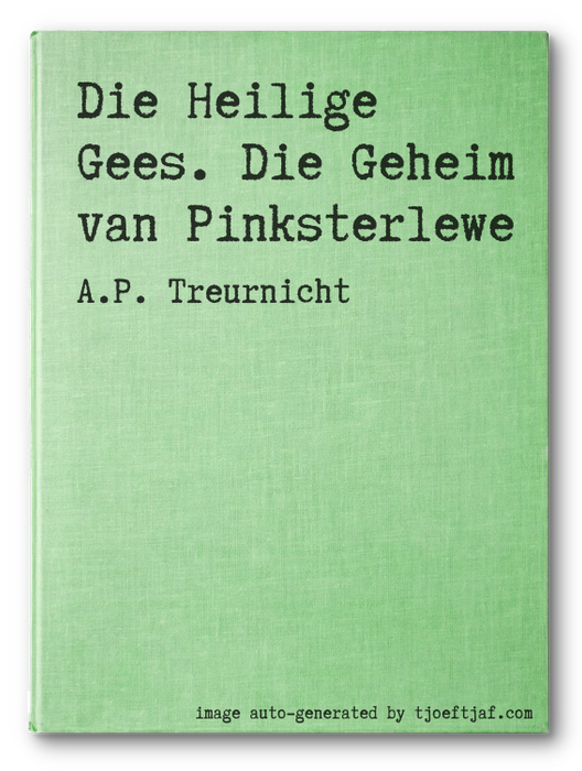Die Heilige Gees. Die Geheim van Pinksterlewe