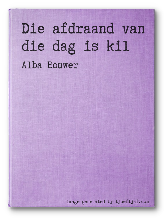Die afdraand van die dag is kil