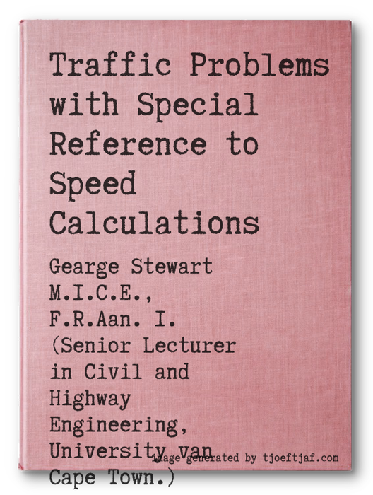 Traffic Problems with Special Reference to Speed Calculations