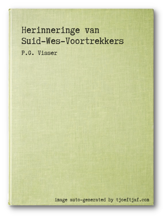 Herinneringe van Suid-Wes-Voortrekkers