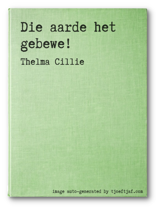 Die aarde het gebewe!