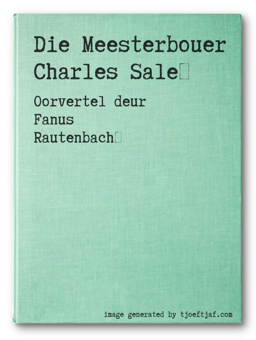Die Meesterbouer Charles Sale