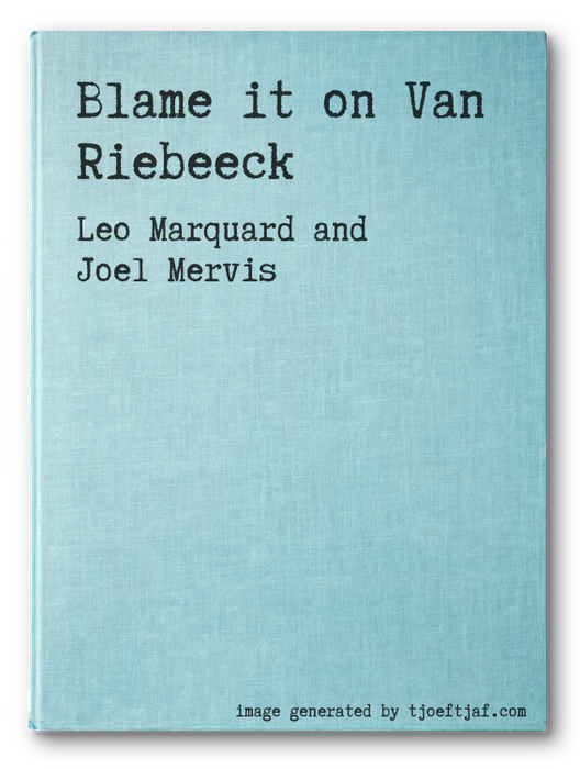 Blame it on Van Riebeeck