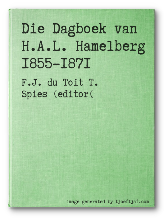 Die Dagboek van H.A.L. Hamelberg 1855-1871