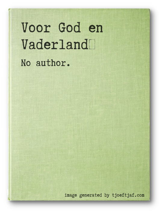 Voor God en Vaderland