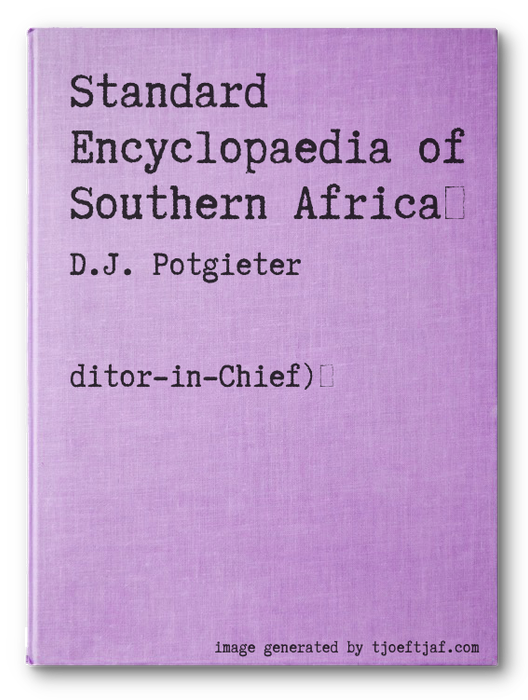 Standard Encyclopaedia of Southern Africa