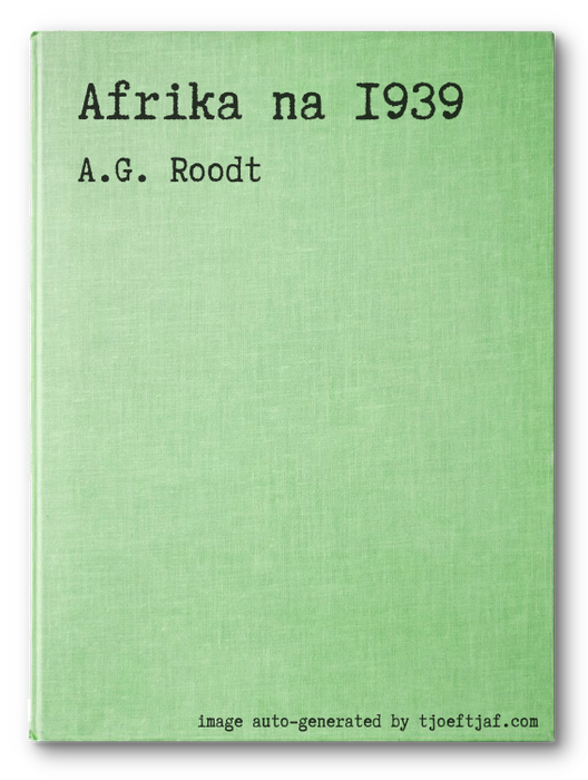 Afrika na 1939