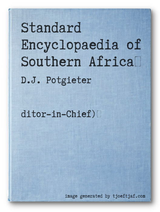 Standard Encyclopaedia of Southern Africa