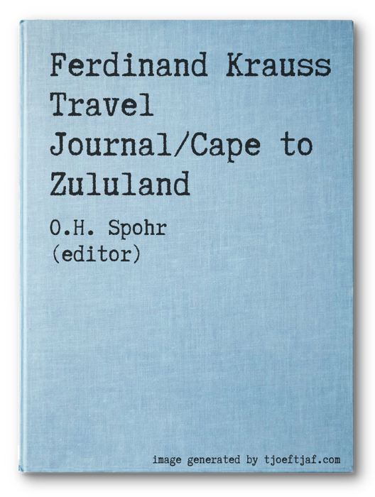 Ferdinand Krauss Travel Journal/Cape to Zululand
