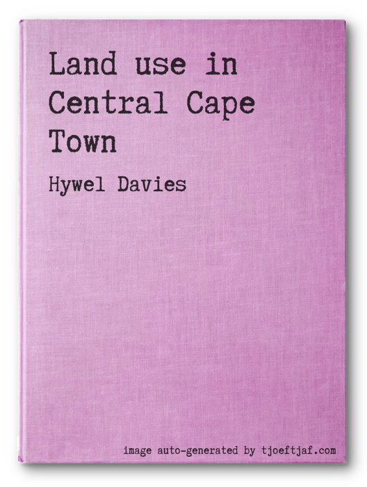 Land use in Central Cape Town