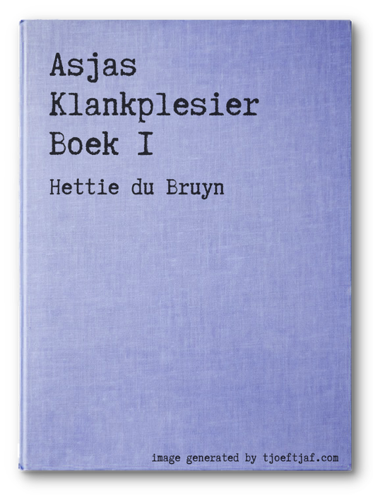 Asjas Klankplesier Boek 1