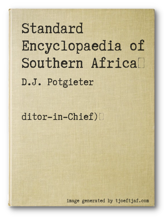 Standard Encyclopaedia of Southern Africa