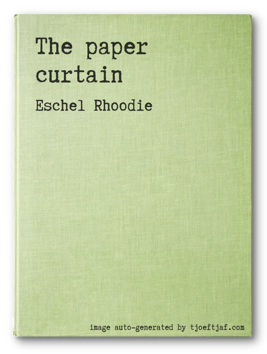 The paper curtain