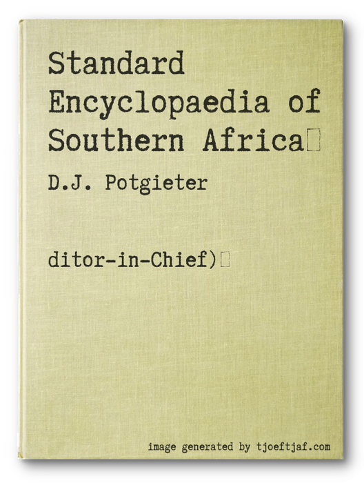 Standard Encyclopaedia of Southern Africa