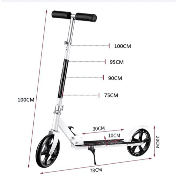 Foldable Kick Scooter for Kids and Teens  Lightweight &, Durable