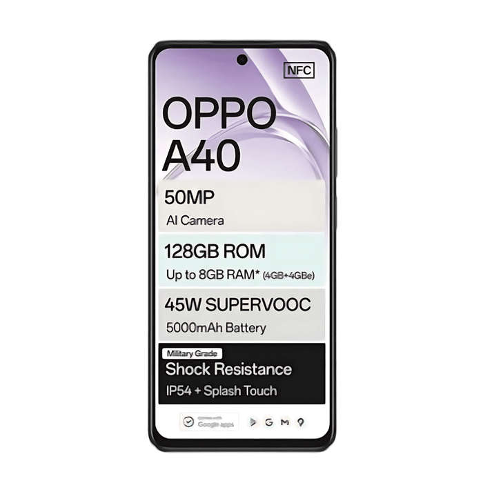 OPPO A40 - Power Meets Style
