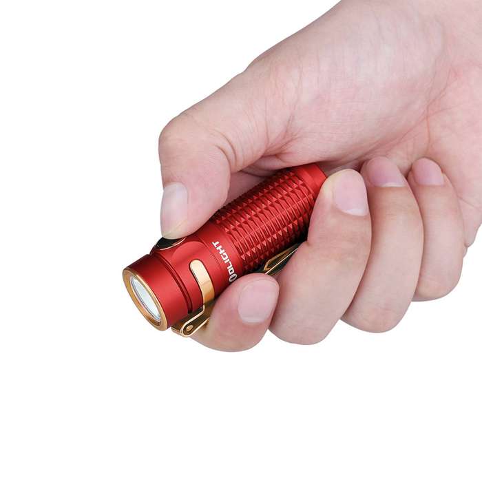 Olight Baton 3 Premium 1200LM 166m Rechargeable Red Flashlight