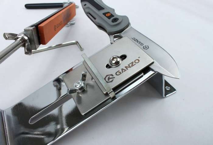 Ganzo Touch Pro Steel GTPS Knife Sharpener with 4 Stones
